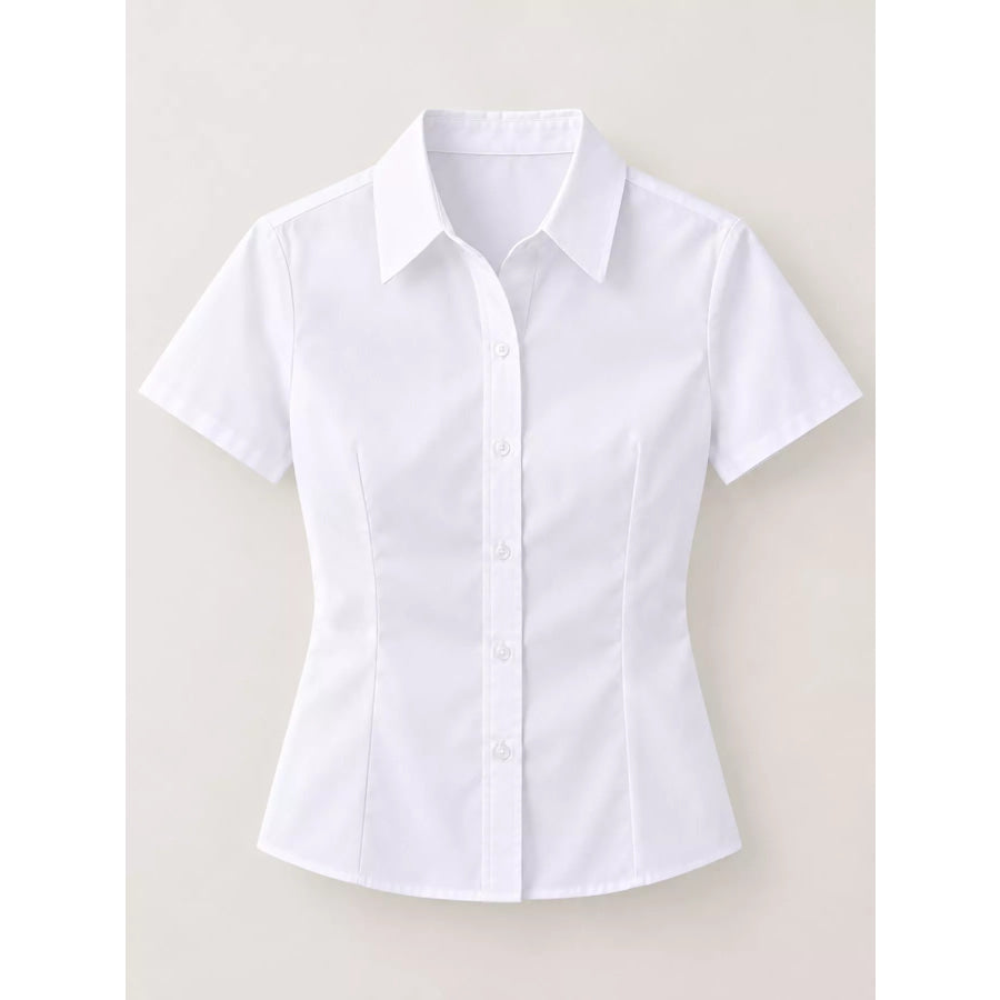 Full Size Classic Slim-Fit Button-Down Shirt Plus Apparel and Accessories