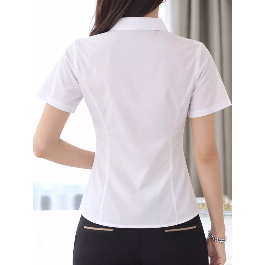 Full Size Classic Slim-Fit Button-Down Shirt Plus Apparel and Accessories