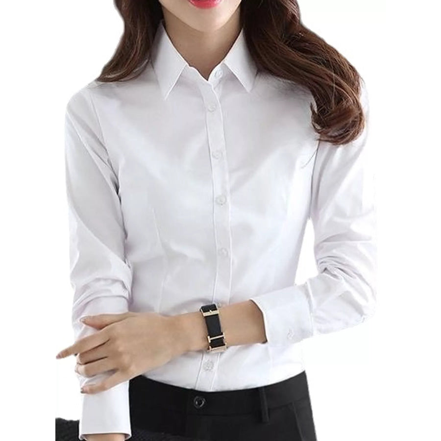 Full Size Classic Slim-Fit Button-Down Shirt Plus Apparel and Accessories