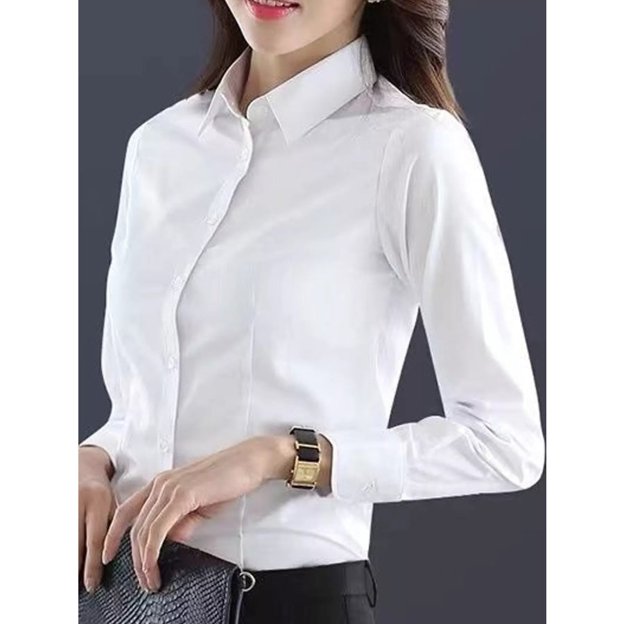 Full Size Classic Slim-Fit Button-Down Shirt Plus Apparel and Accessories