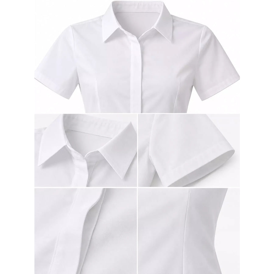 Full Size Classic Slim-Fit Button-Down Shirt Plus Apparel and Accessories
