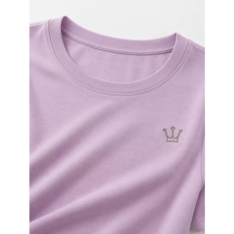 Full Size Crown Long Sleeve T-Shirt Plus Apparel and Accessories