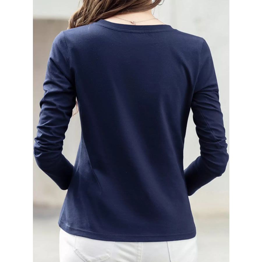 Full Size Crown Long Sleeve T-Shirt Plus Apparel and Accessories