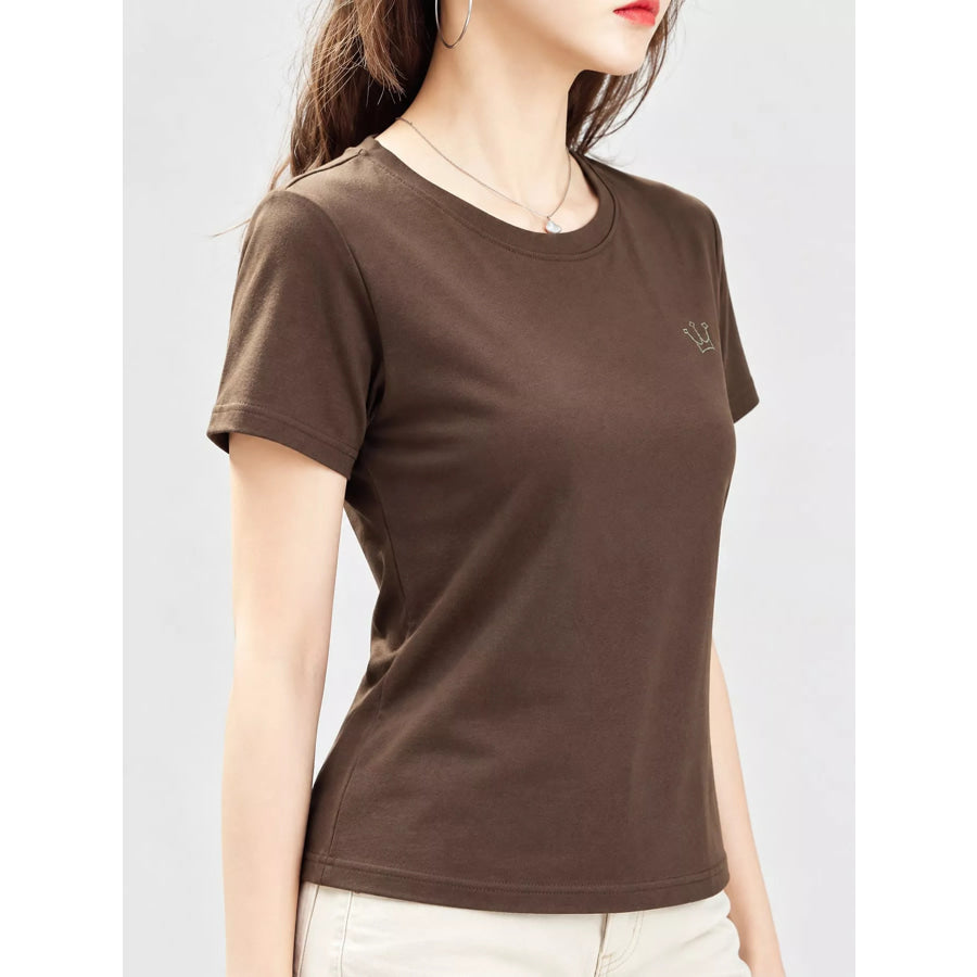 Full Size Crown Long Sleeve T-Shirt Plus Apparel and Accessories