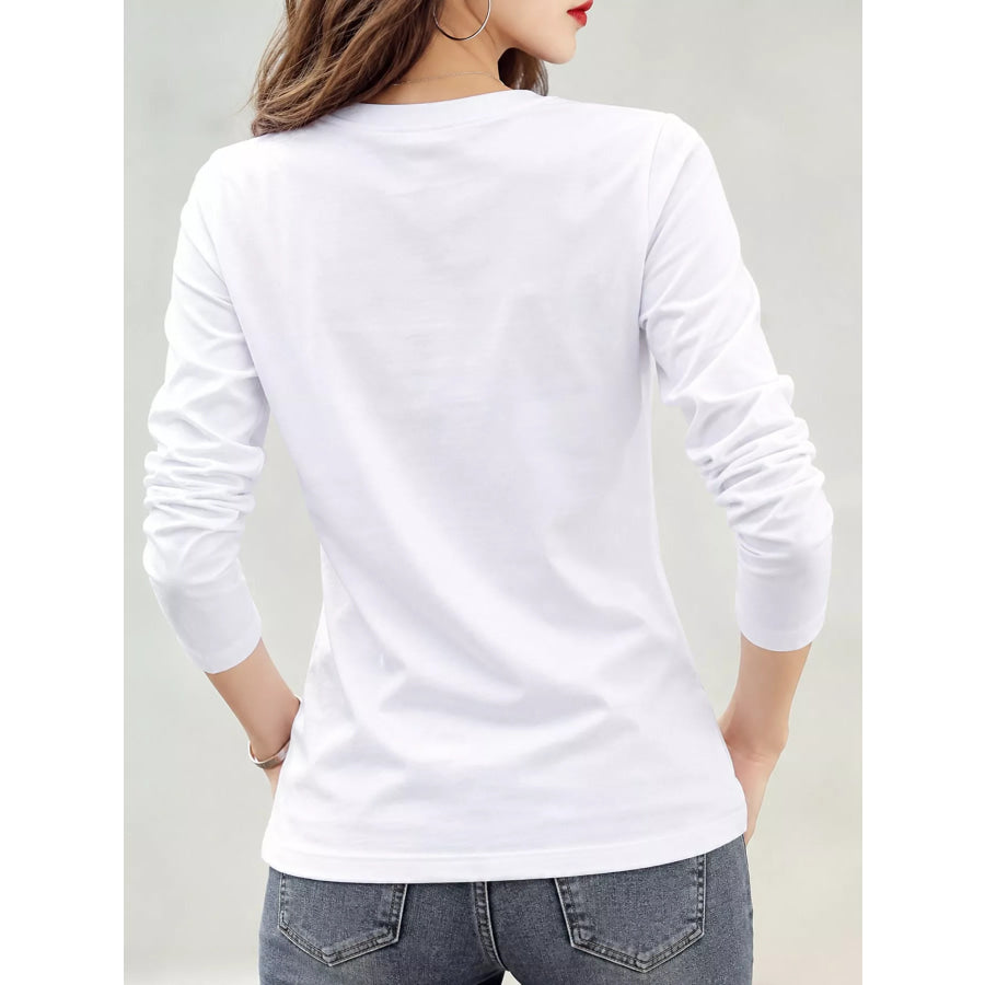 Full Size Crown Long Sleeve T-Shirt Plus Apparel and Accessories