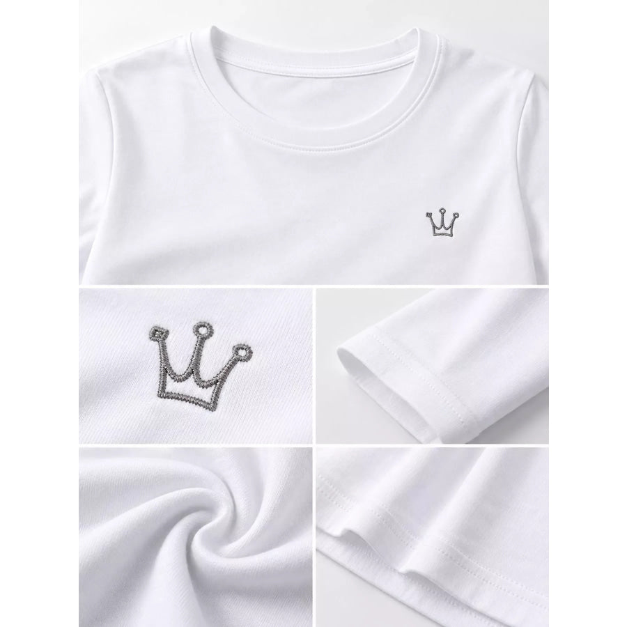 Full Size Crown Long Sleeve T-Shirt Plus Apparel and Accessories
