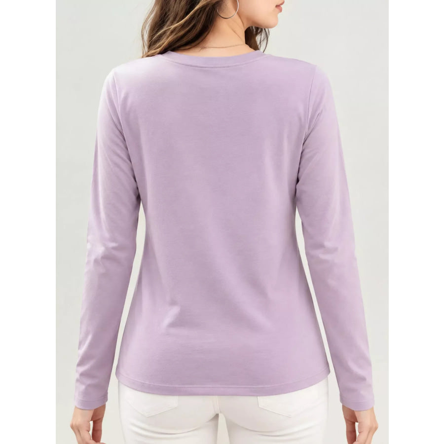 Full Size Crown Long Sleeve T-Shirt Plus Apparel and Accessories