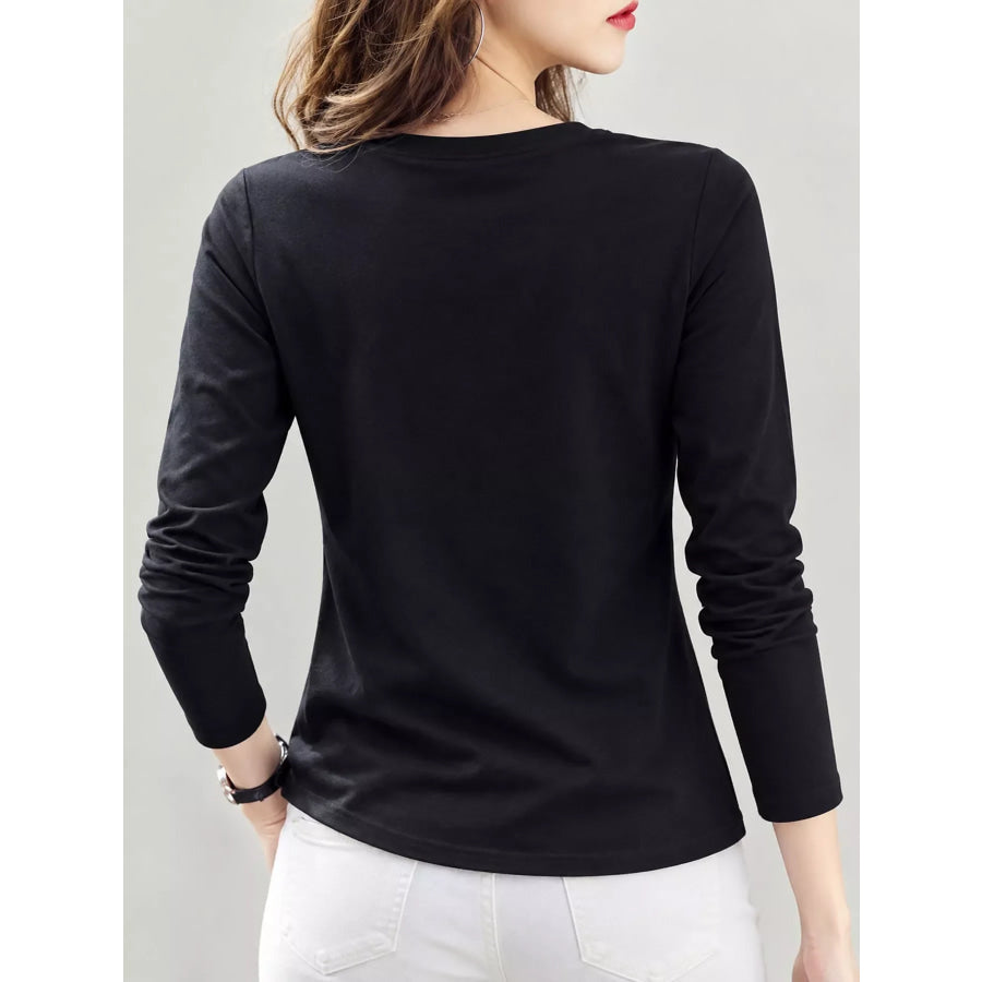 Full Size Crown Long Sleeve T-Shirt Plus Apparel and Accessories