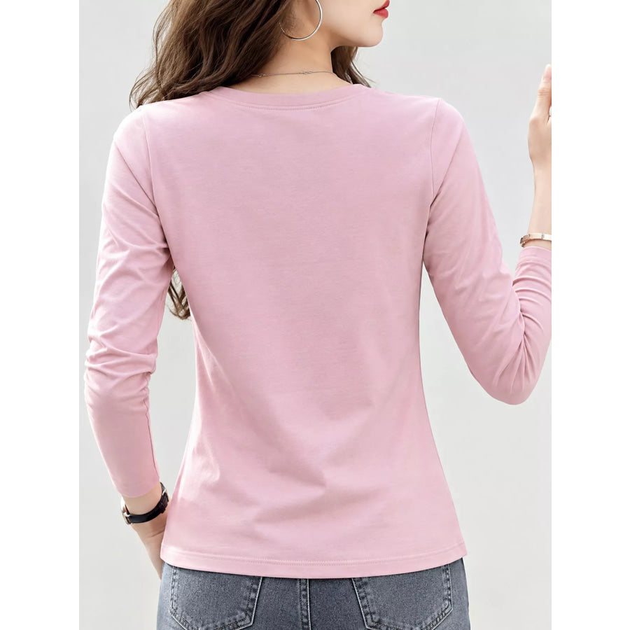 Full Size Crown Long Sleeve T-Shirt Plus Apparel and Accessories