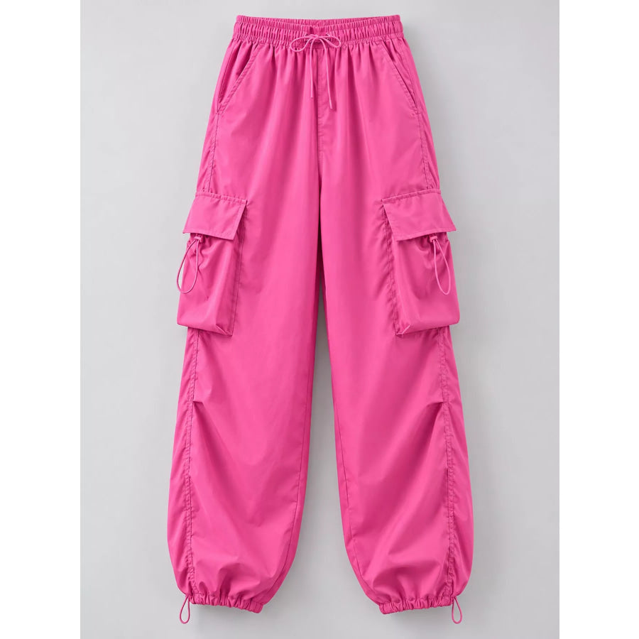 Full Size Drawstring Cargo Pants Plus Apparel and Accessories