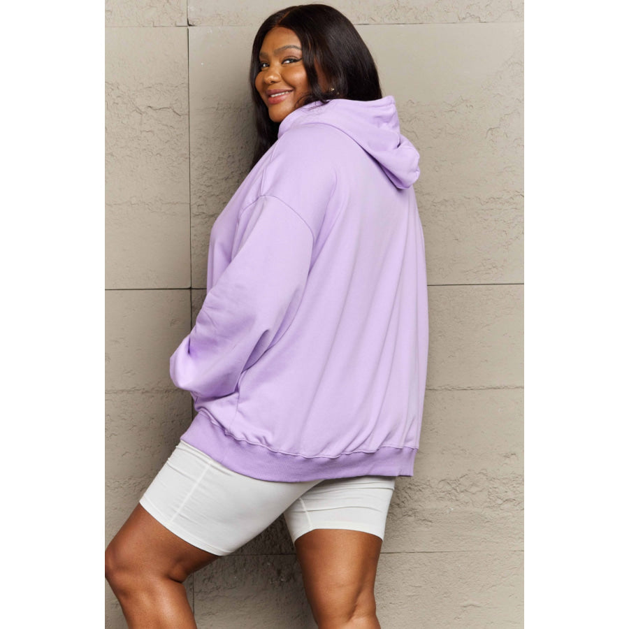 Full Size Drawstring Long Sleeve Hoodie Apparel and Accessories