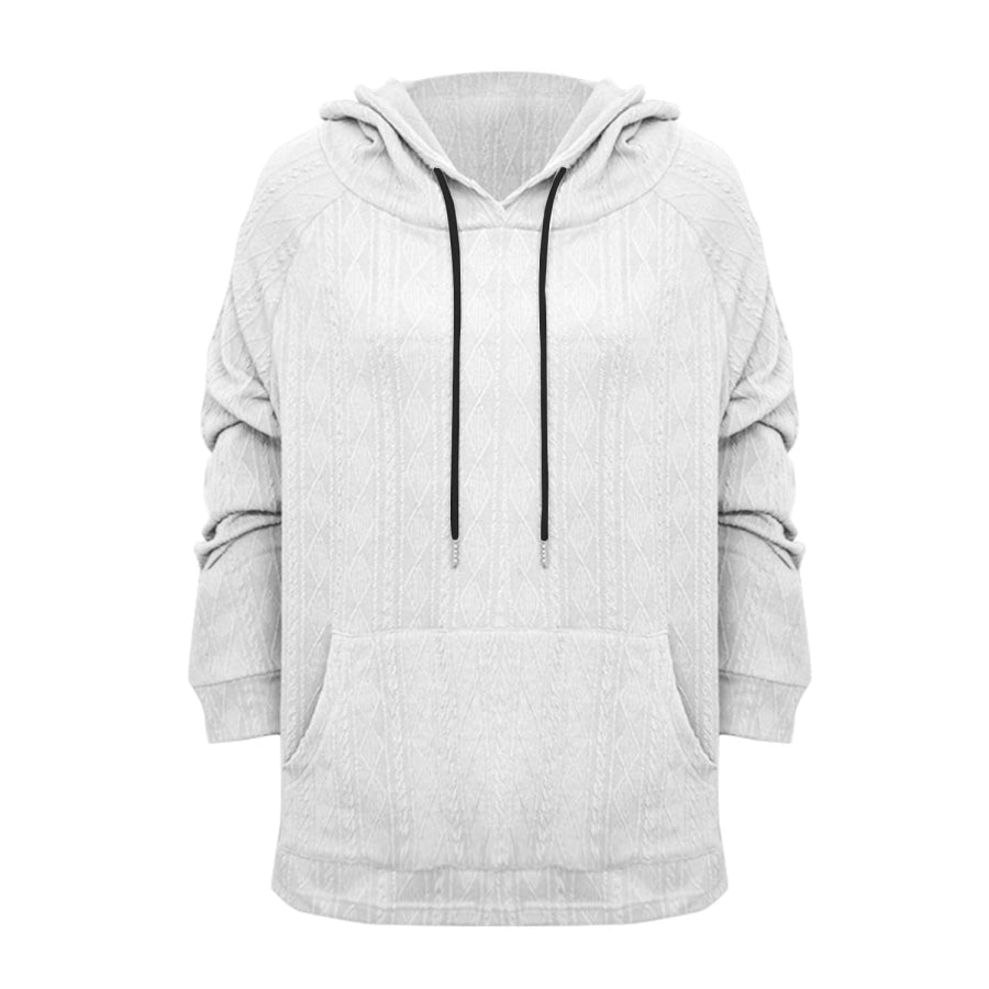 Full Size Drawstring Long Sleeve Hoodie Apparel and Accessories