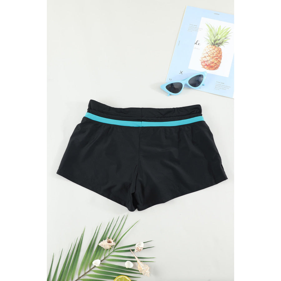 Full Size Drawstring Swim Shorts Apparel and Accessories