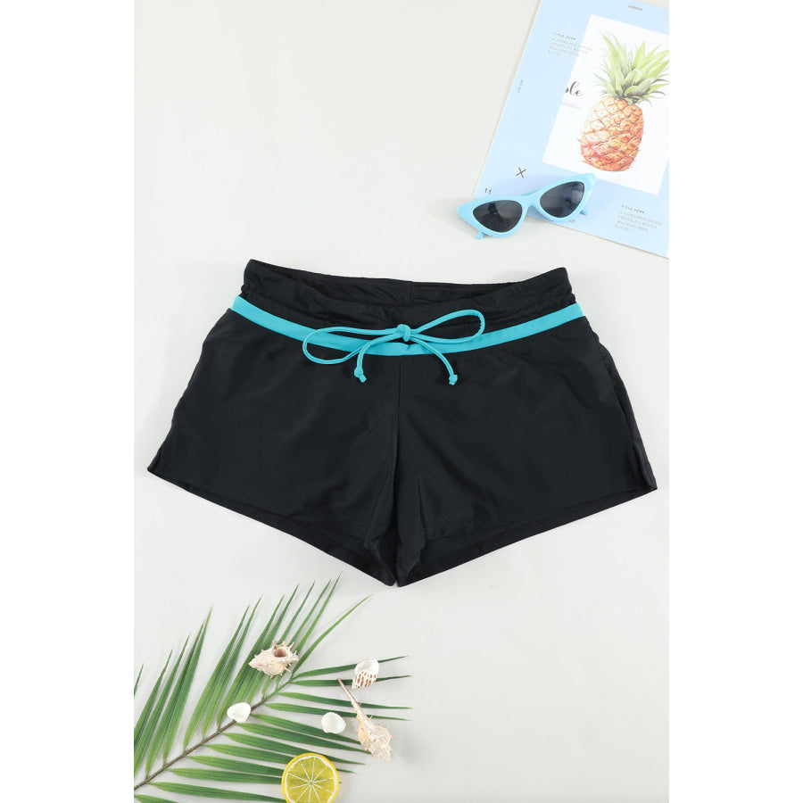 Full Size Drawstring Swim Shorts Apparel and Accessories