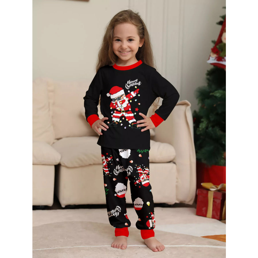 Full Size Family Matching Christmas Santa Pajamas Set Plus Apparel and Accessories