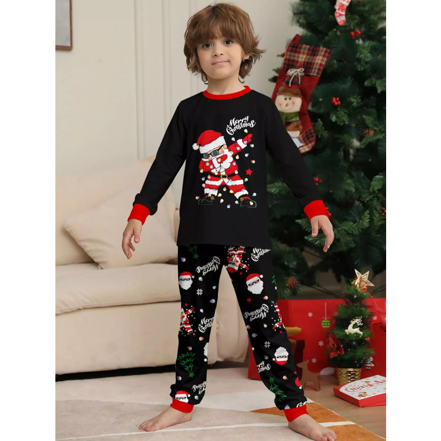 Full Size Family Matching Christmas Santa Pajamas Set Plus Apparel and Accessories