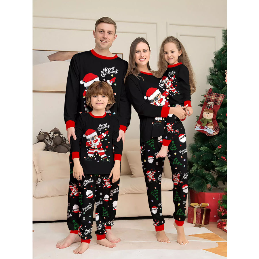 Full Size Family Matching Christmas Santa Pajamas Set Plus Apparel and Accessories