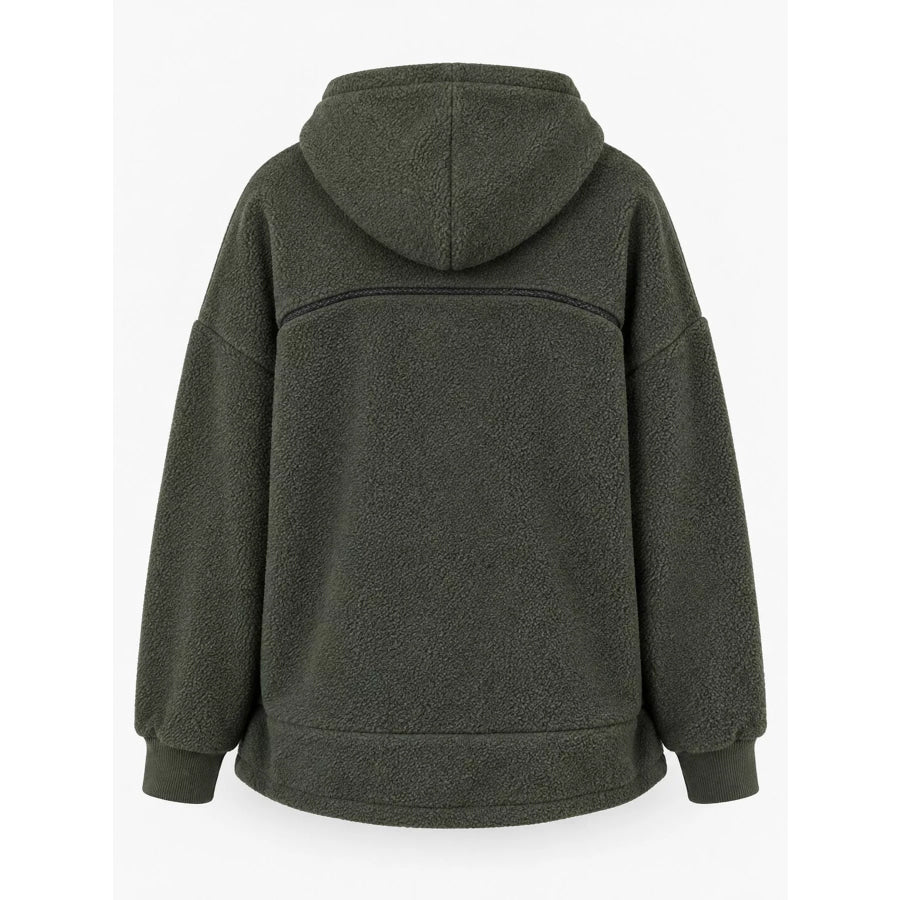 Full Size Fleece Pet-Carrying Hoodie with Cat Pouch Plus Apparel and Accessories