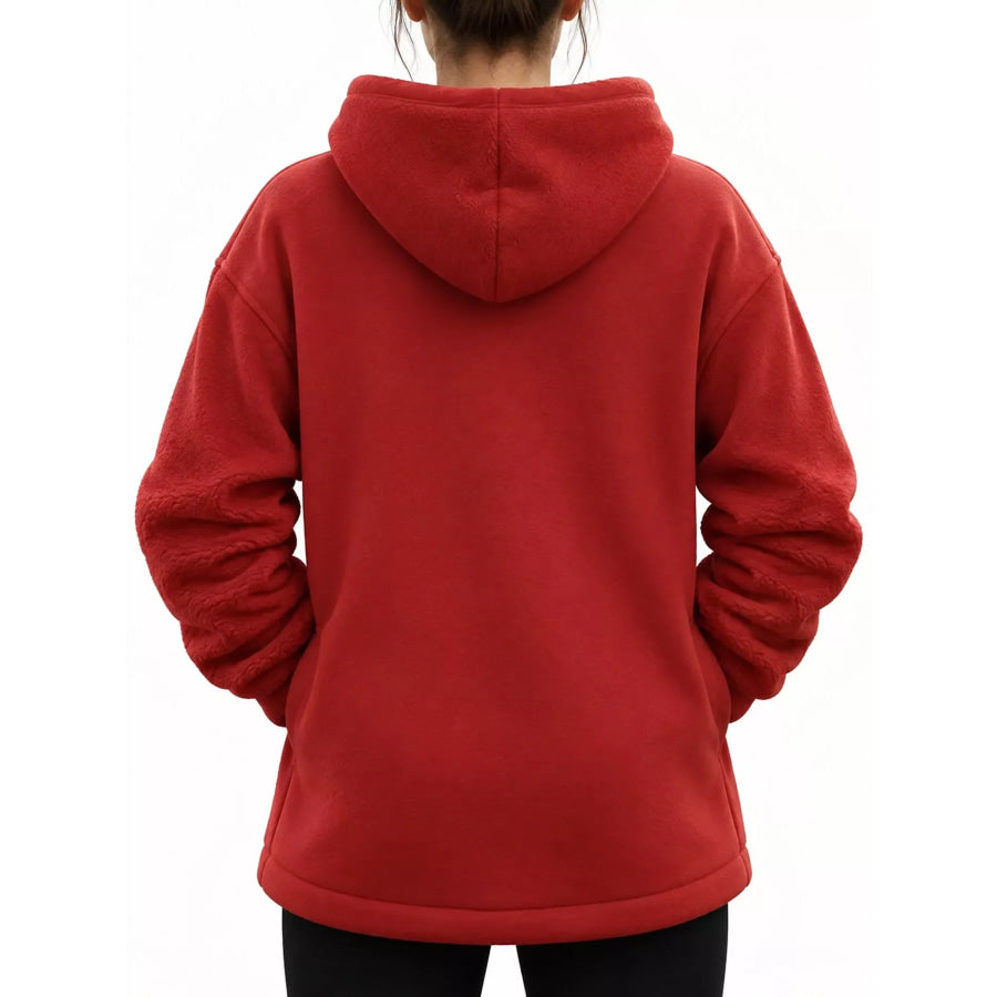 Full Size Fleece Pet-Carrying Hoodie with Cat Pouch Plus Apparel and Accessories