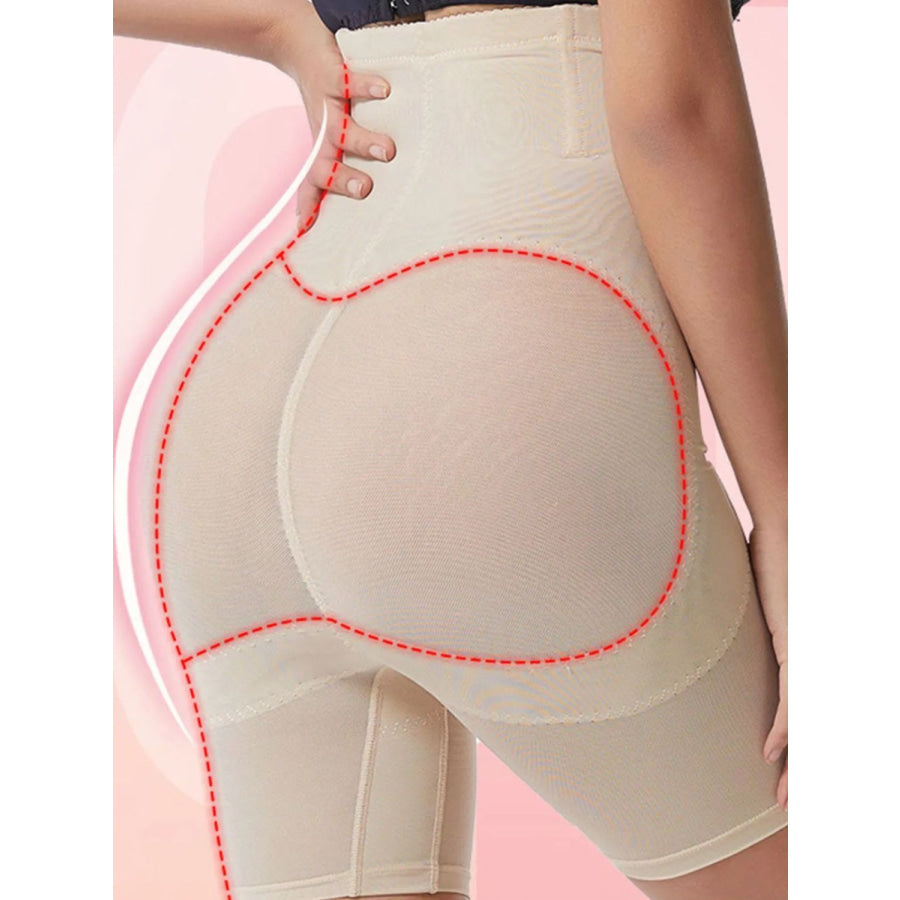 Full Size High Waist Butt Lifting Shaping Shorts Apparel and Accessories