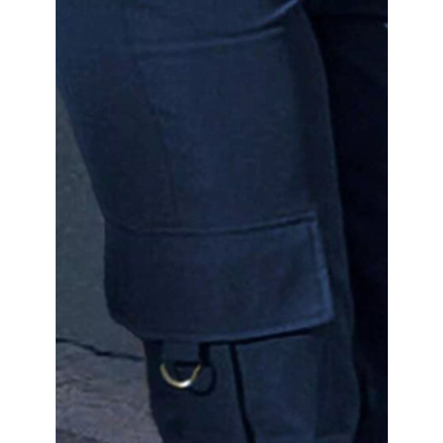 Full Size High-Waisted Cargo Pants Plus Size Apparel and Accessories
