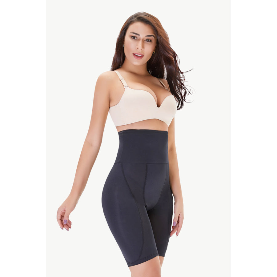 Full Size High Waisted Pull-On Shaping Shorts