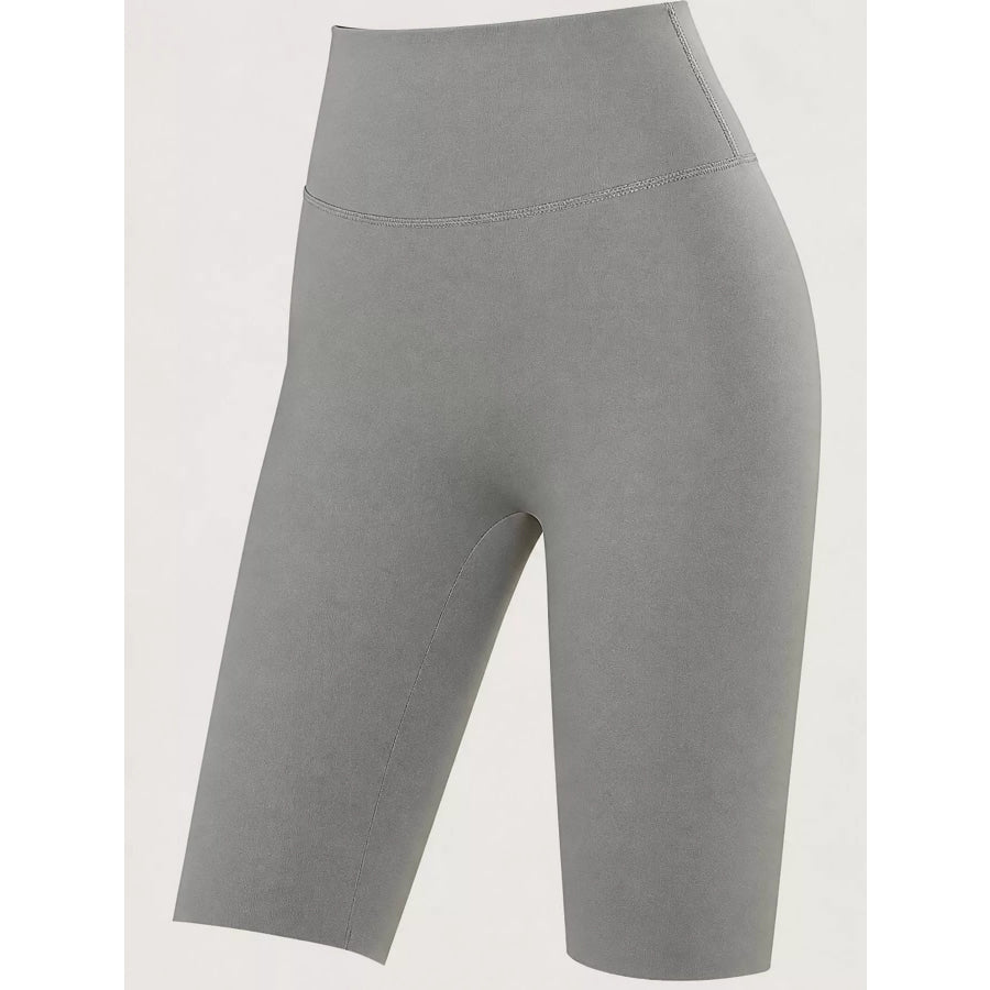 Full Size High-Waisted Seamless Compression Active Shorts Plus Apparel and Accessories