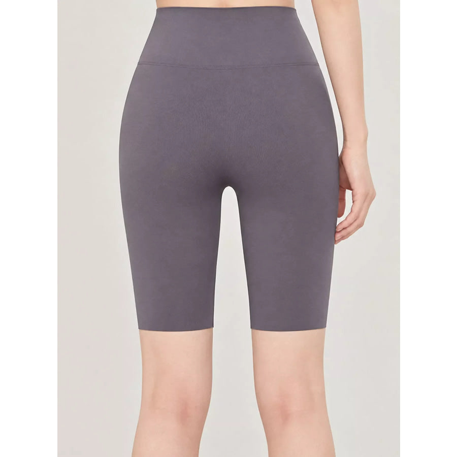 Full Size High-Waisted Seamless Compression Active Shorts Plus Apparel and Accessories