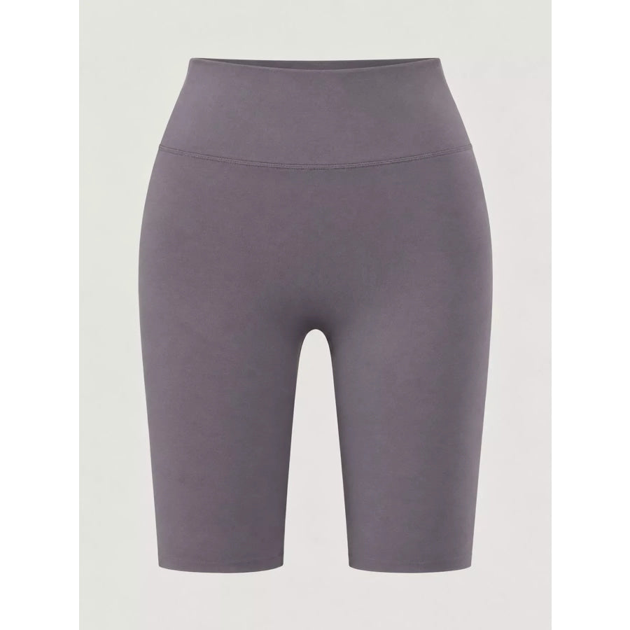 Full Size High-Waisted Seamless Compression Active Shorts Plus Apparel and Accessories