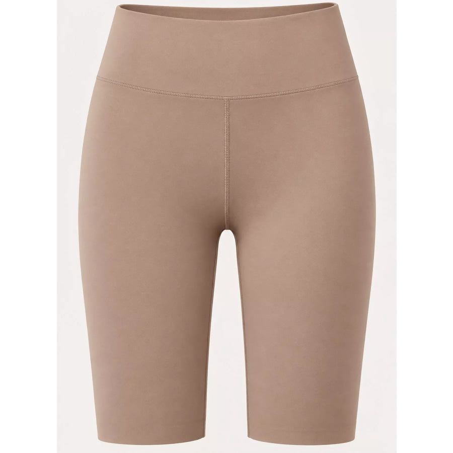 Full Size High-Waisted Seamless Compression Active Shorts Plus Apparel and Accessories