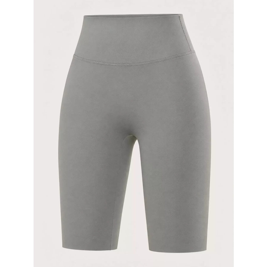 Full Size High-Waisted Seamless Compression Active Shorts Plus Apparel and Accessories
