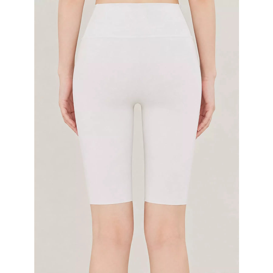 Full Size High-Waisted Seamless Compression Active Shorts Plus Apparel and Accessories