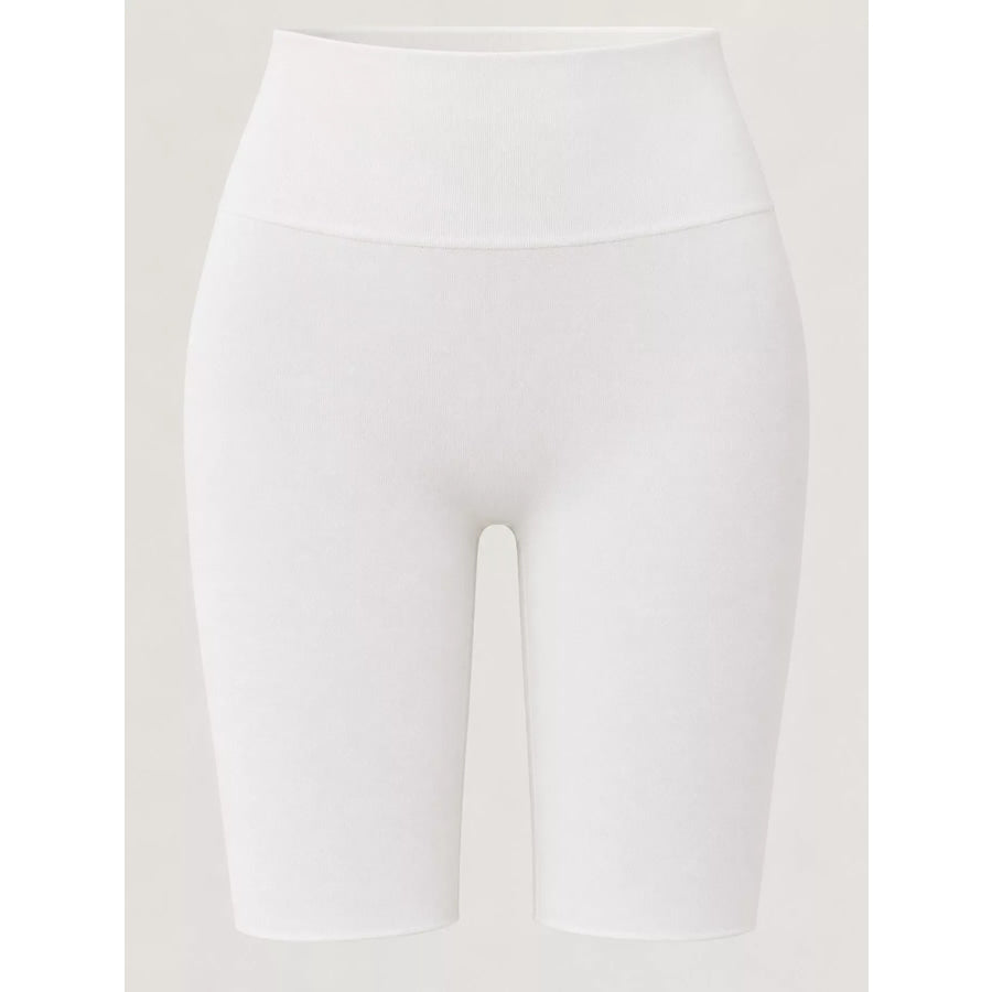 Full Size High-Waisted Seamless Compression Active Shorts Plus Apparel and Accessories