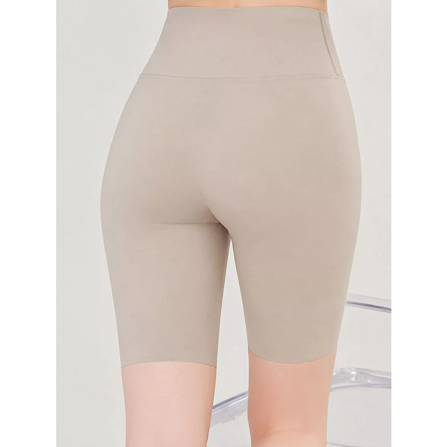 Full Size High-Waisted Seamless Compression Active Shorts Plus Apparel and Accessories