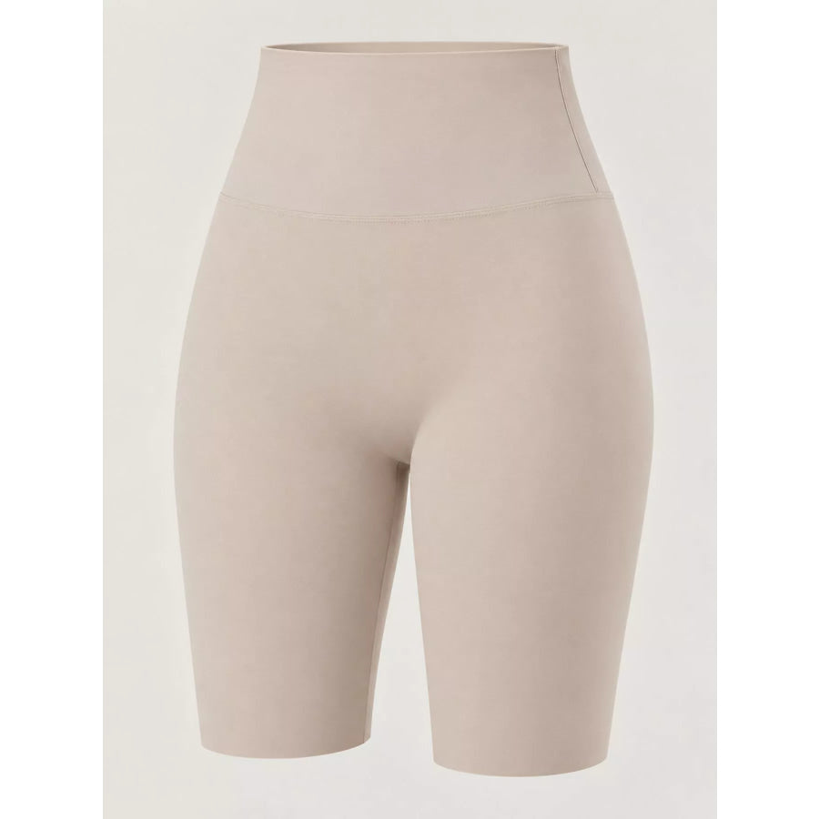 Full Size High-Waisted Seamless Compression Active Shorts Plus Apparel and Accessories