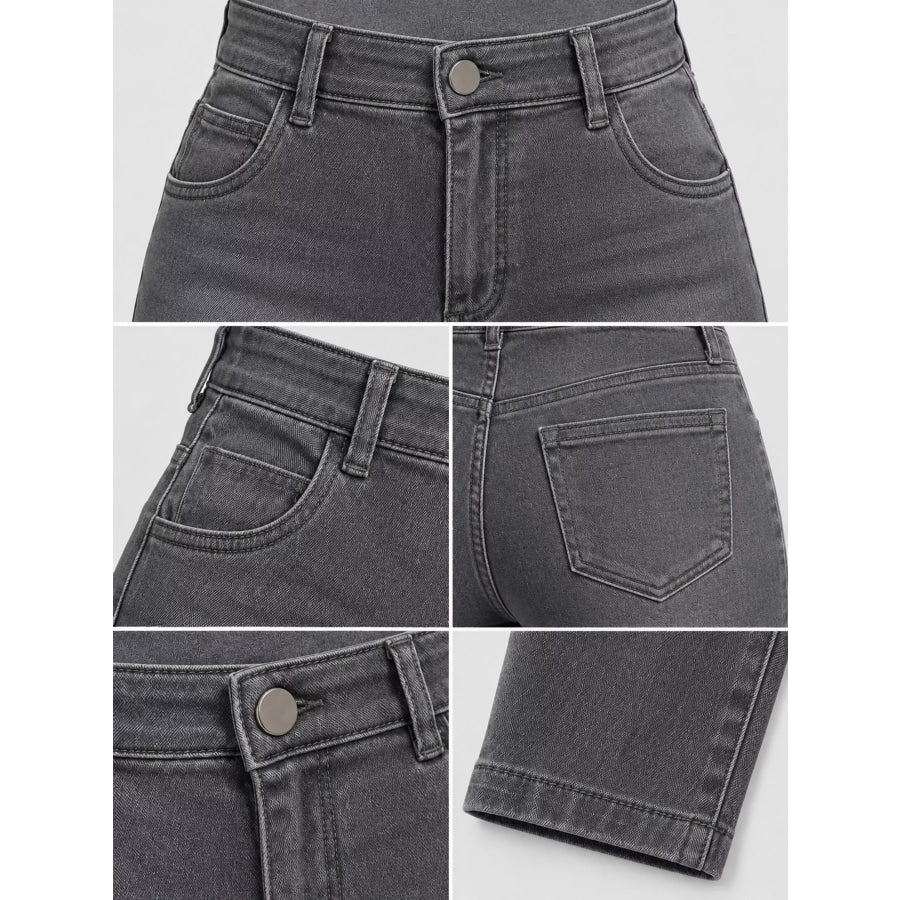 Full Size High-Waisted Skinny Jeans Plus Apparel and Accessories