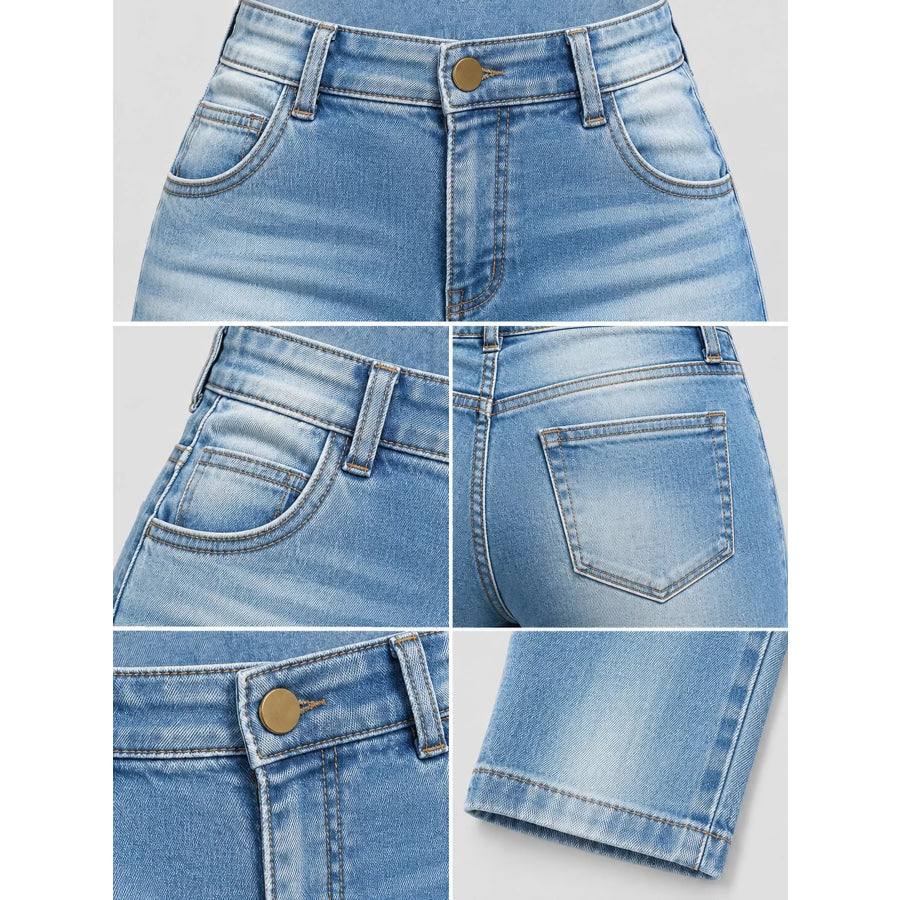 Full Size High-Waisted Skinny Jeans Plus Apparel and Accessories