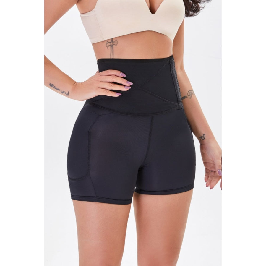 Full Size Hip Lifting Shaping Shorts Black / S