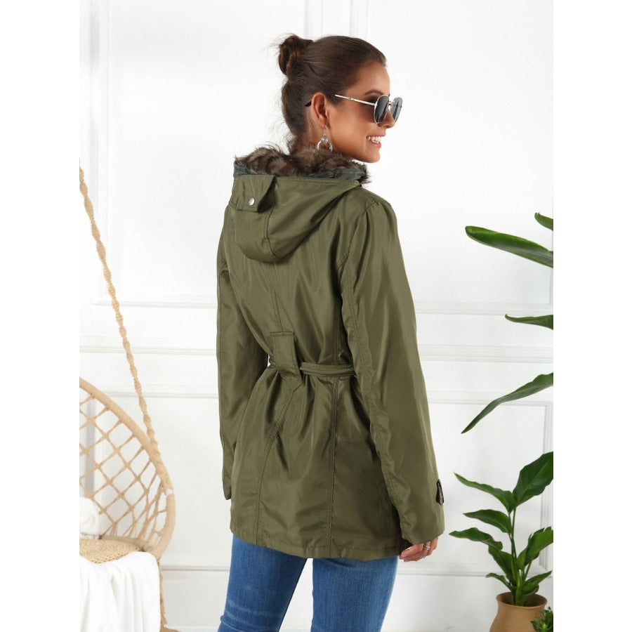 Full Size Hooded Jacket with Detachable Liner (Three-Way Wear)