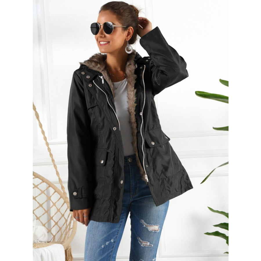 Full Size Hooded Jacket with Detachable Liner (Three-Way Wear)