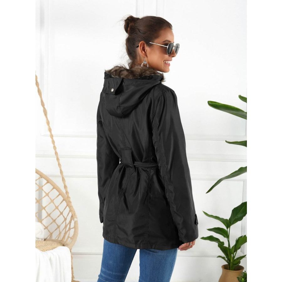 Full Size Hooded Jacket with Detachable Liner (Three-Way Wear)