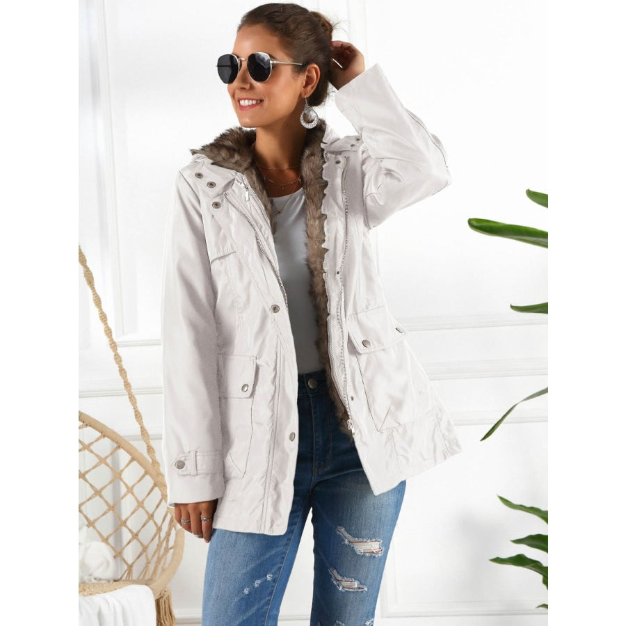 Full Size Hooded Jacket with Detachable Liner (Three-Way Wear)