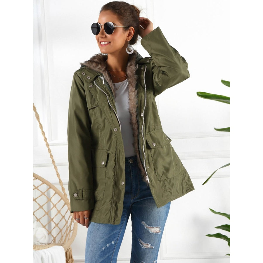 Full Size Hooded Jacket with Detachable Liner (Three-Way Wear)