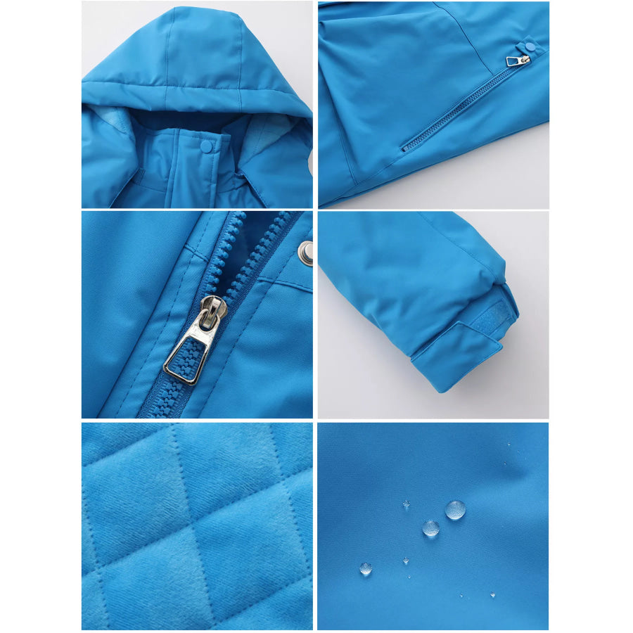 Full Size Hooded Mid-Length Windproof Outerwear Plus Size Apparel and Accessories