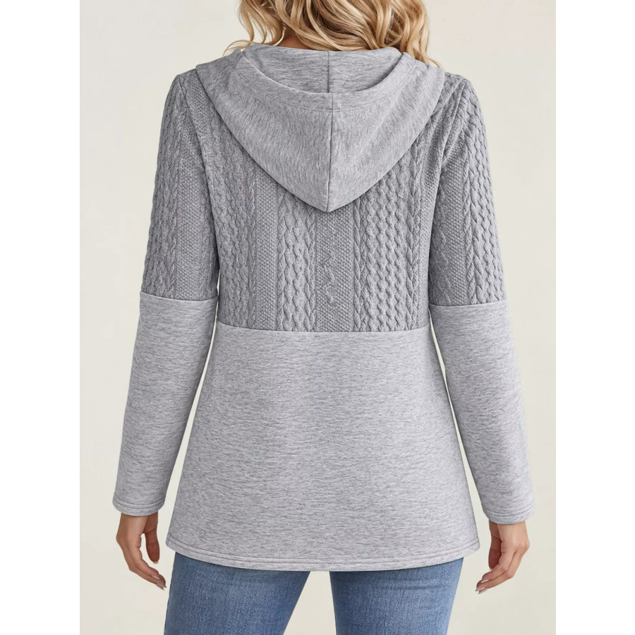 Full Size Hooded Zip-Up Jacket Plus Apparel and Accessories