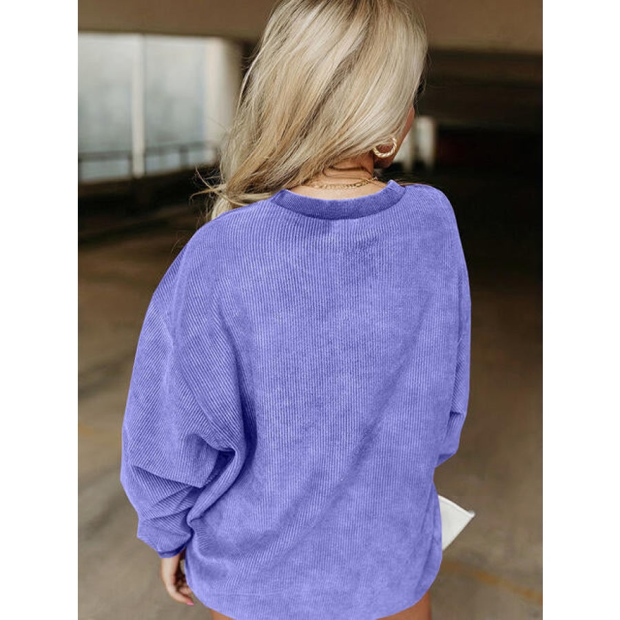 Full Size HOWDY Graphic Round Neck Sweatshirt Clothing