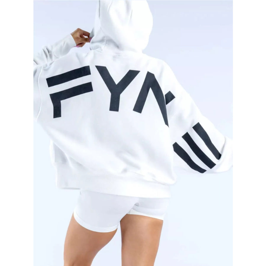 Full Size Kangaroo Pocket Dropped Shoulder Hoodie Plus Apparel and Accessories
