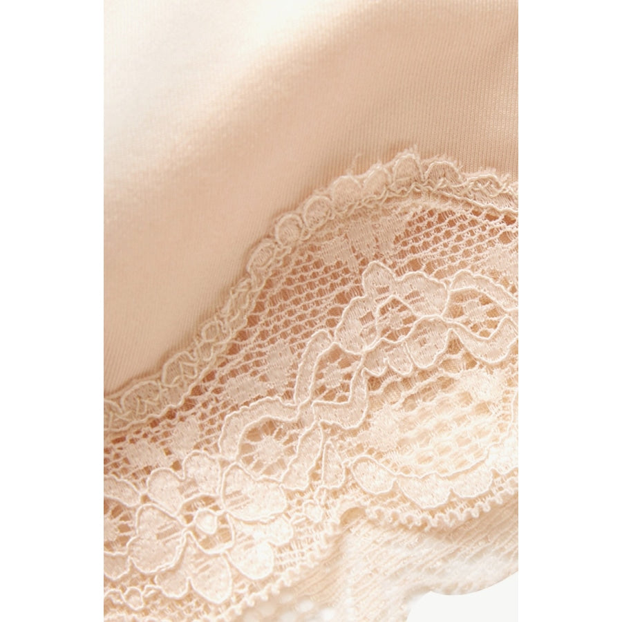 Full Size Lace Trim Shaping Shorts