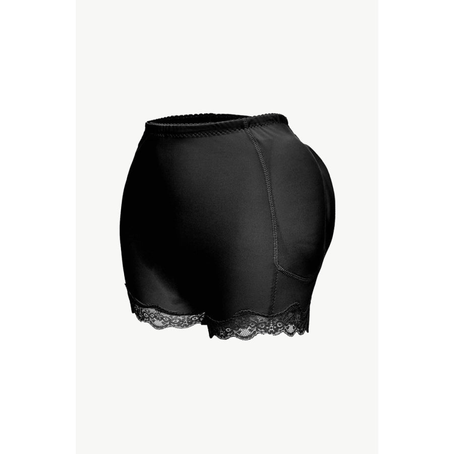 Full Size Lace Trim Shaping Shorts