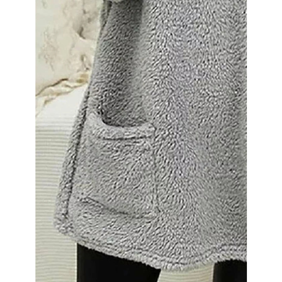 Full Size Letter Long Sleeve Fleece Sweatshirt Plus Size Apparel and Accessories